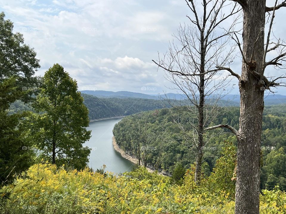 The old mountains of Kentucky in the USA