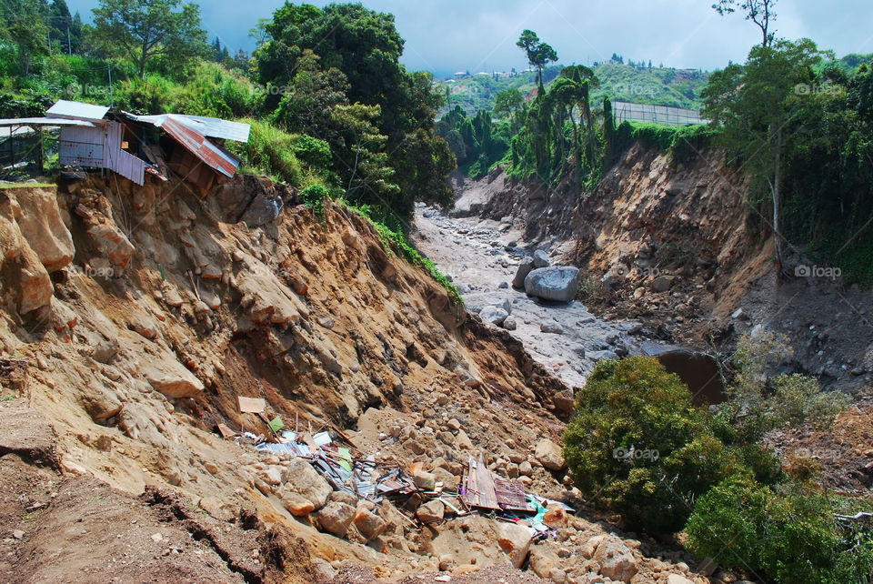 Mother nature disaster - Erosion and flooded