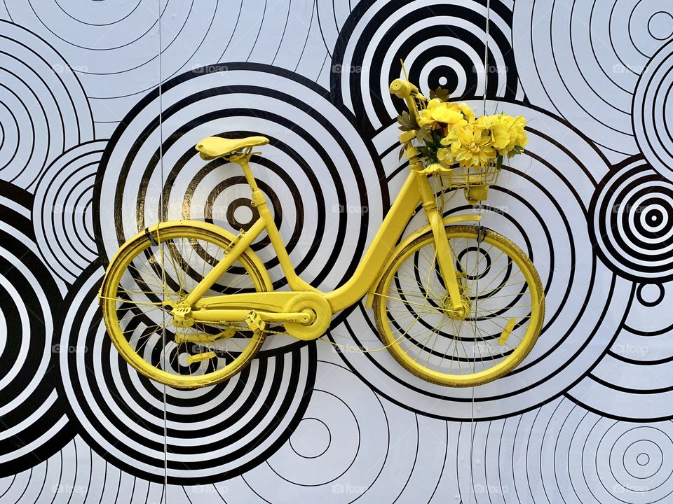 Bicycle street art