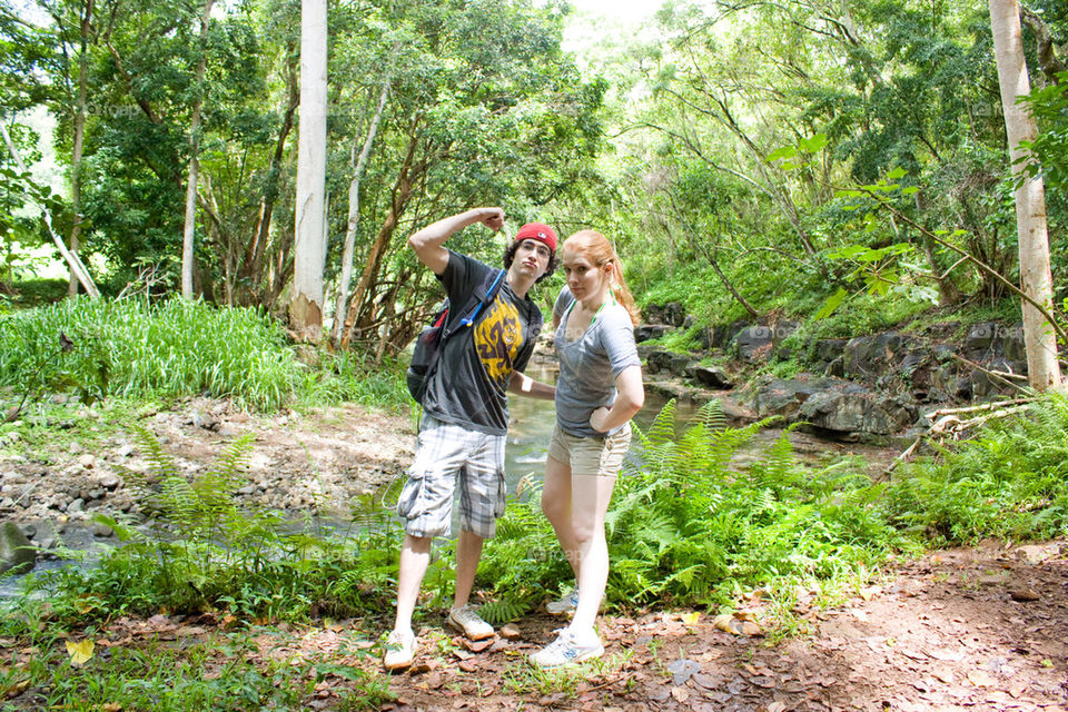 Honeymoon hike in Kauai 