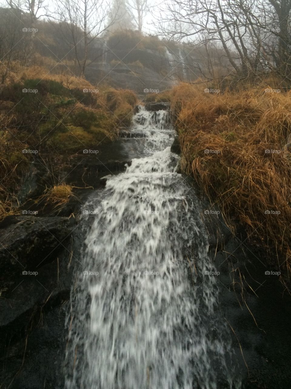 Norwegian waterfall 