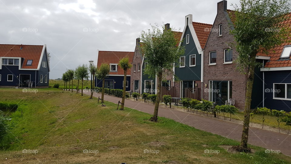Volendam, one style in houses