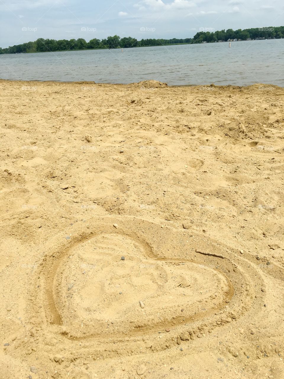 Sandy heart 