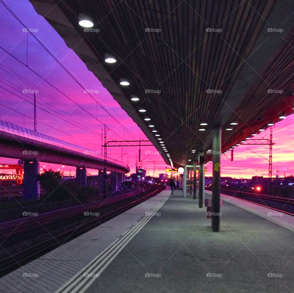 sunset on Sweden