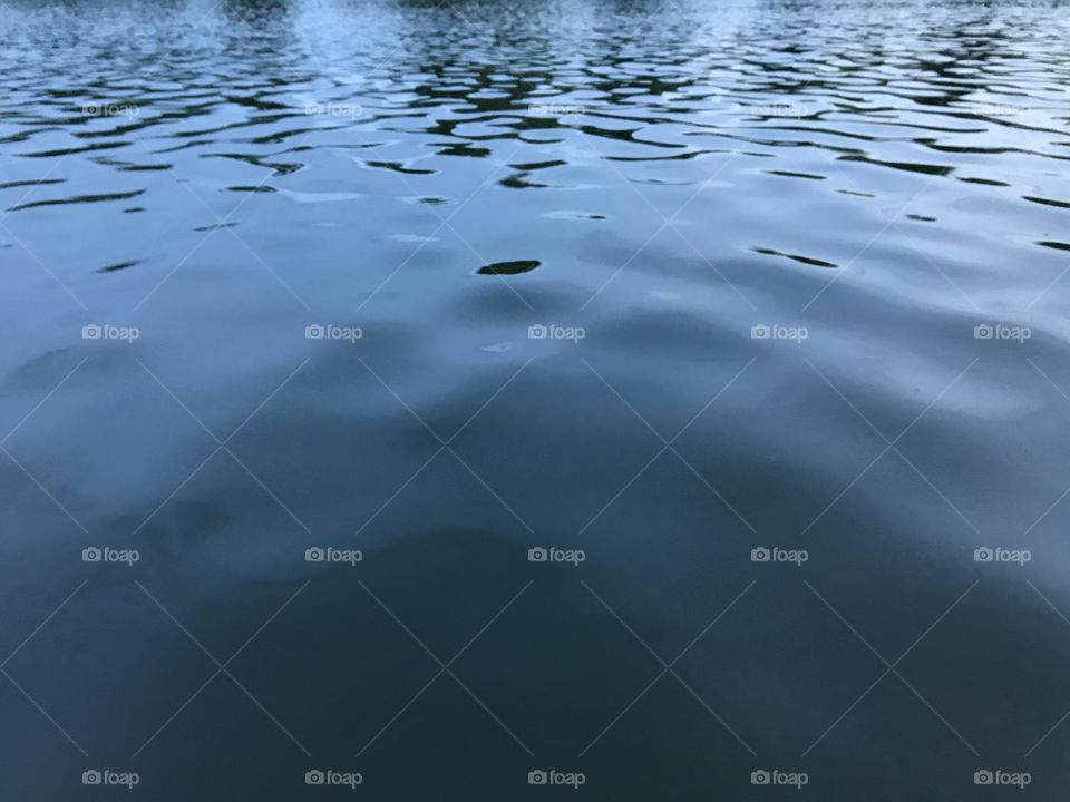 Water view in the evening