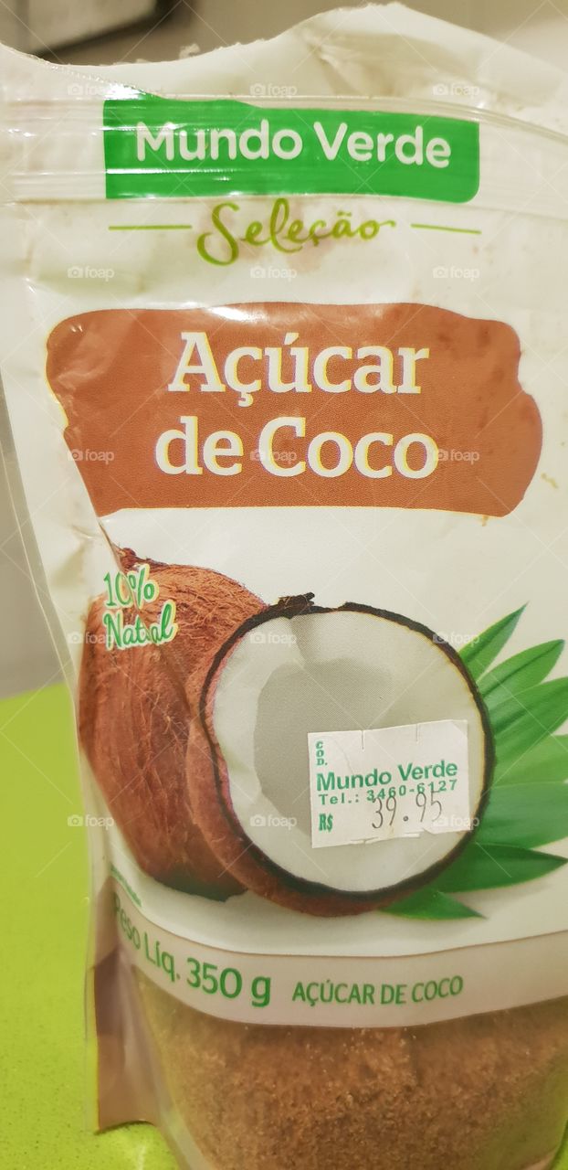 azúcar de coco