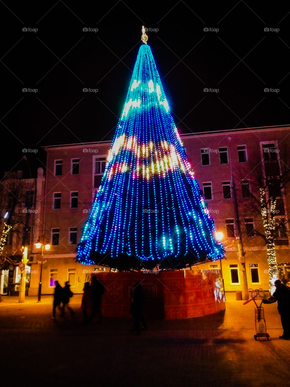 Christmas tree, Ukraine Khmelnitsky city