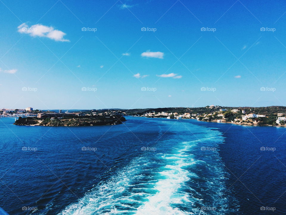 spain, port mahon, from a cruise ship