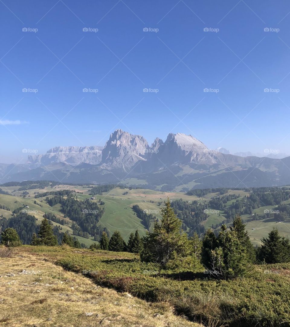 Beautiful Mountain in a range ,Italian Alps