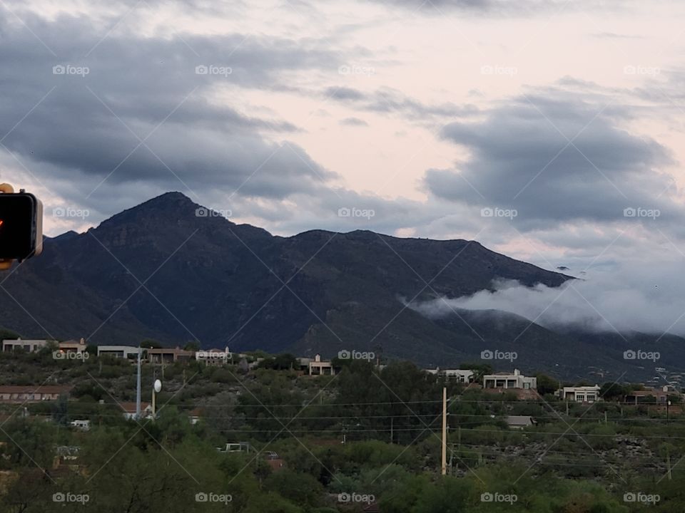 clouds arising