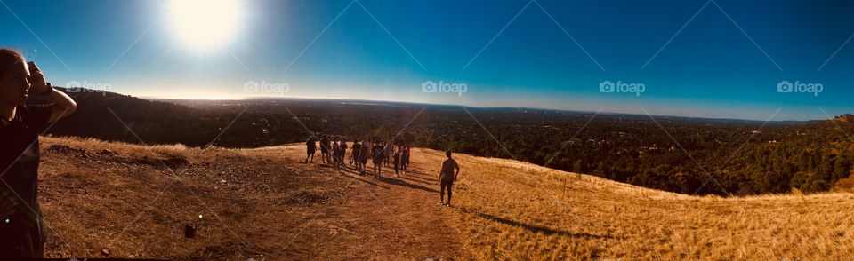 Amazing Panorama On top of the hill of the Lord