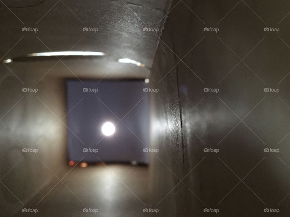 The solar eclipse from a box viewer