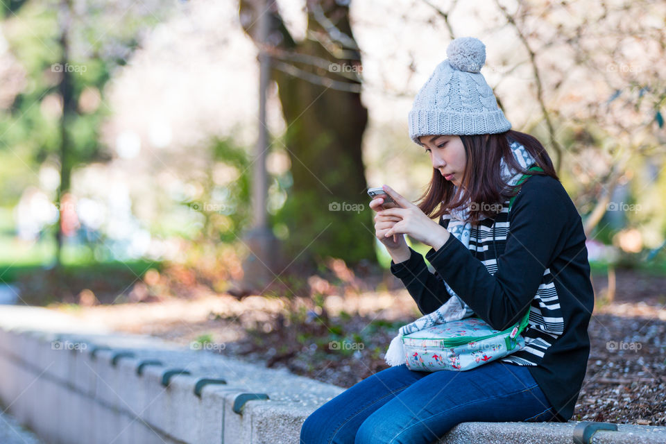 Girl in the park 