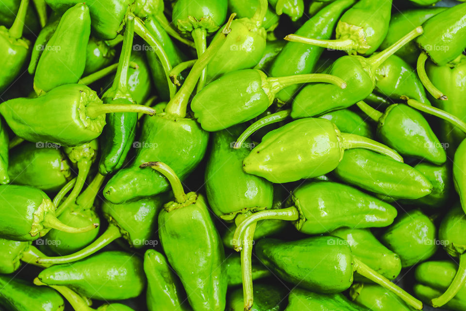 Green peppers