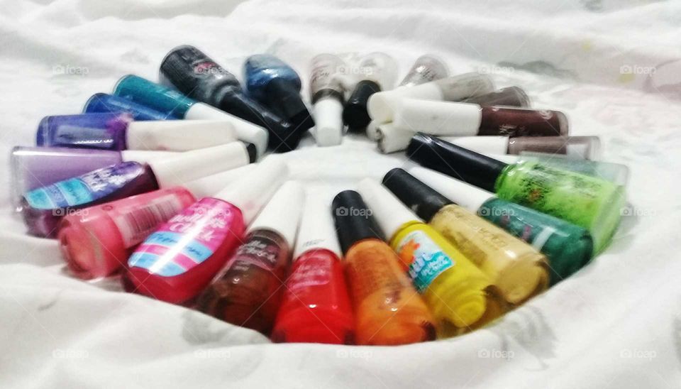 nail  polish collection colorfuĺ