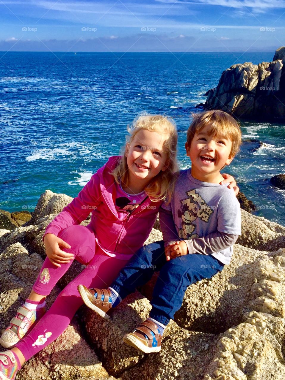 Lynden and Kieran in Pacific Grove