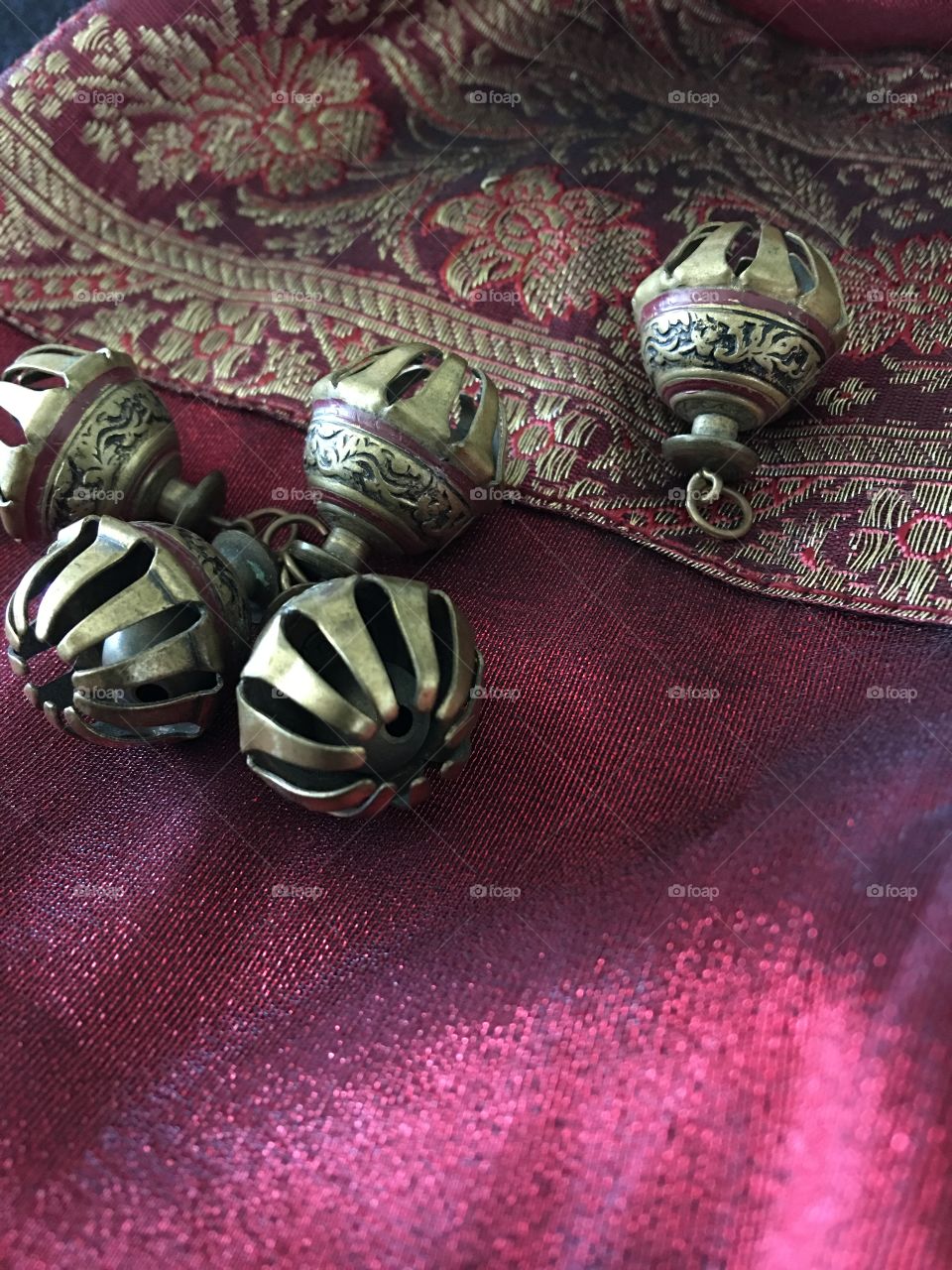 Another view brass craft bells 