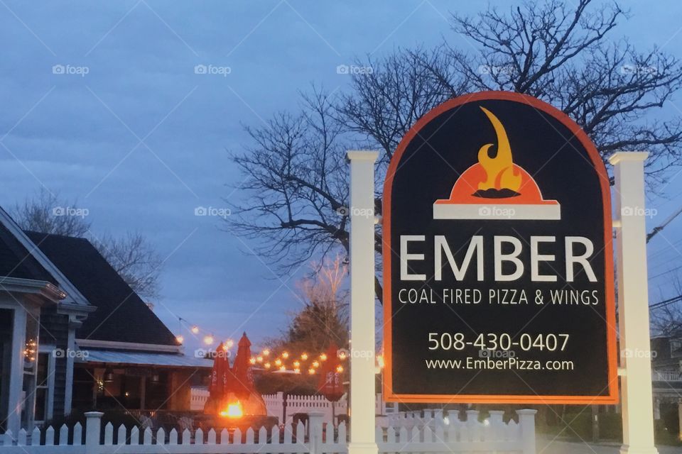 Ember, my favorite pizza spot in Cape Cod. 