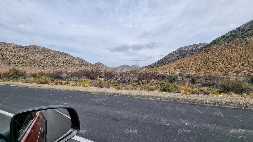 beautiful landscape on my way to the ocean. Klaarstroom South Africa.