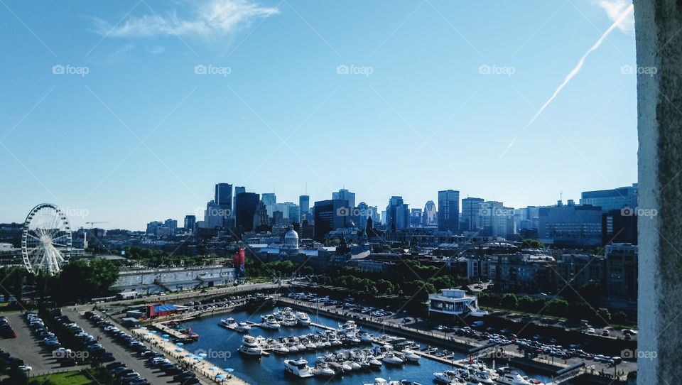 The stunningly beautiful Montréal skyline