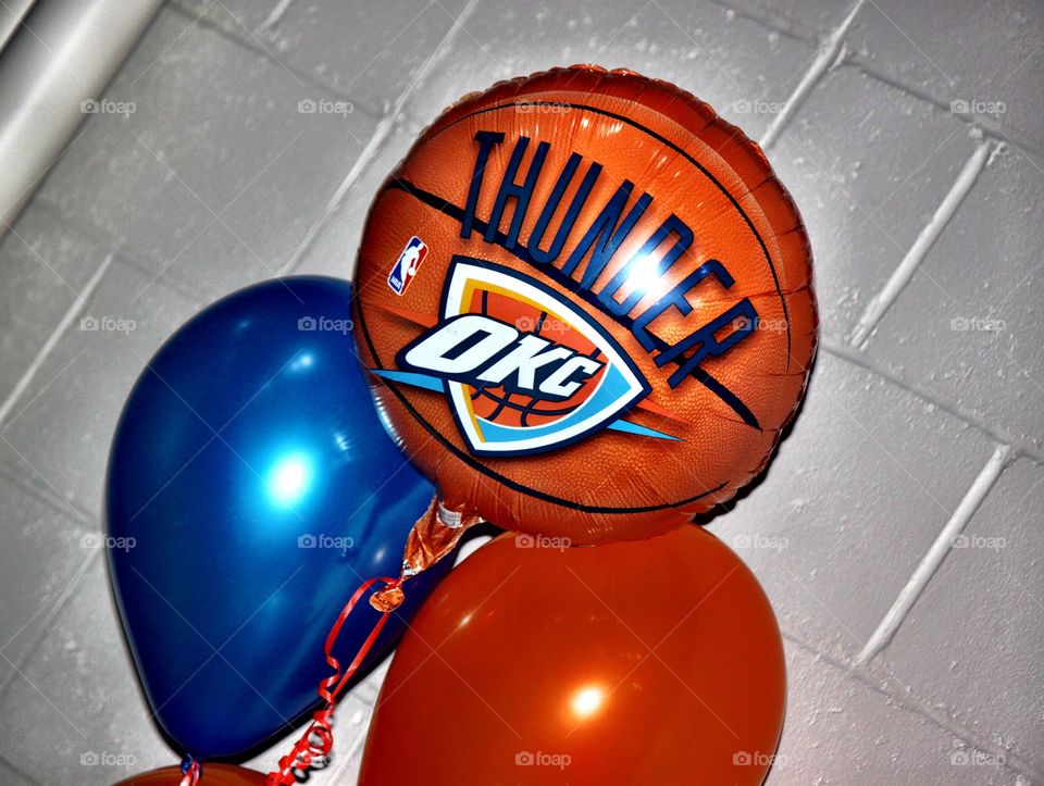 Thunder NBA Baloons