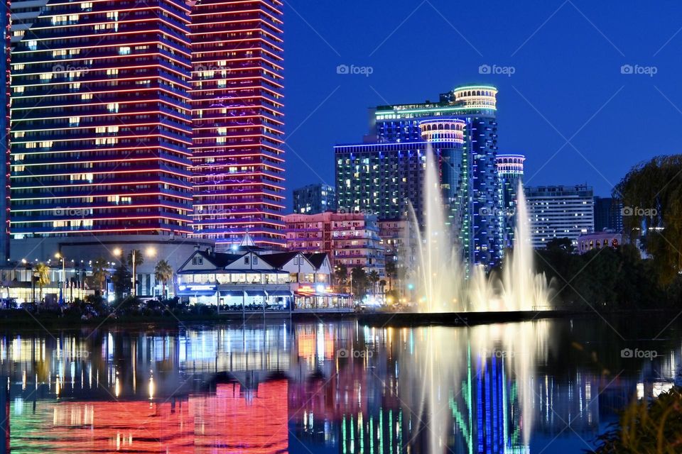 Batumi at night 