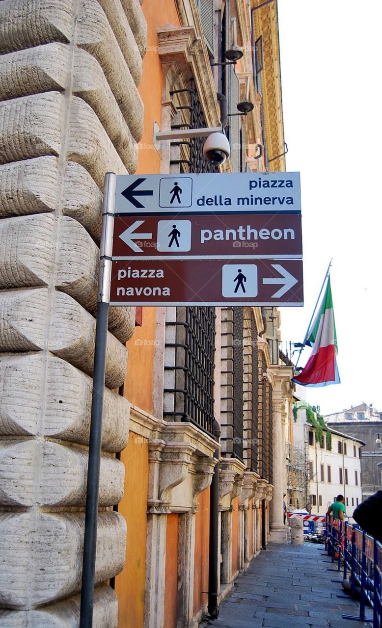 direction in Rome