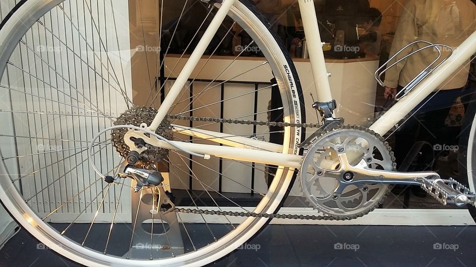 Bicycle at Shop Window