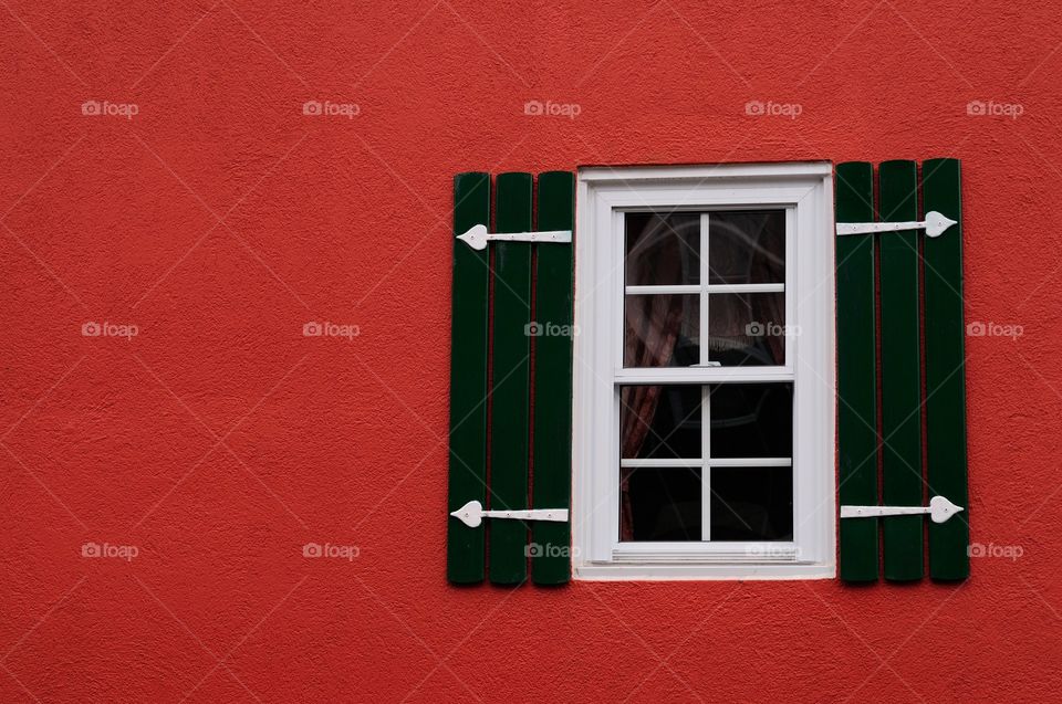 colored roofs of houses montreal