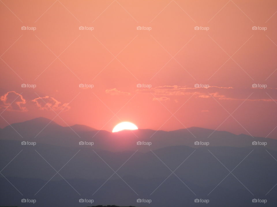 Rocky Mountain  Sunset