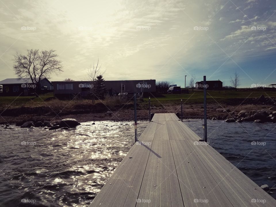 peaceful lake house mornings