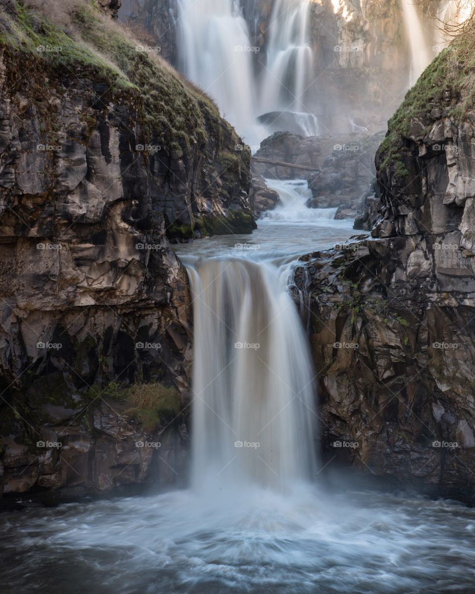 Peaceful waterfall