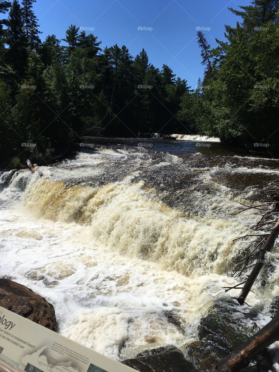 Michigan water falls