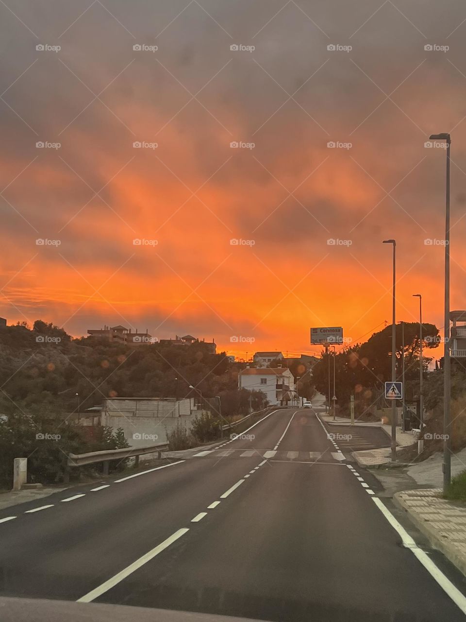 Red sky