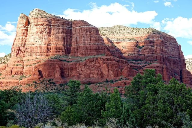 The gorgeous red rocks of Sedona Arizona change color based on shadows and light