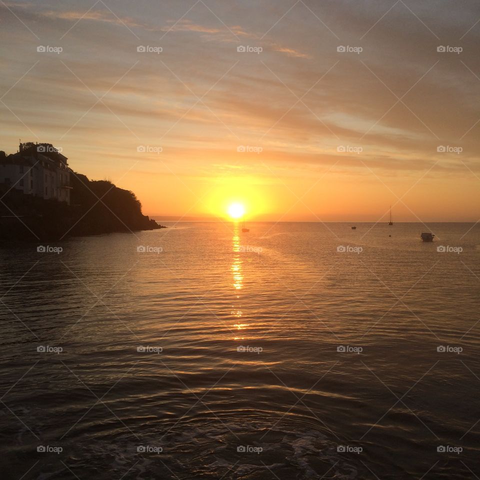 Sunset in Cornwall 