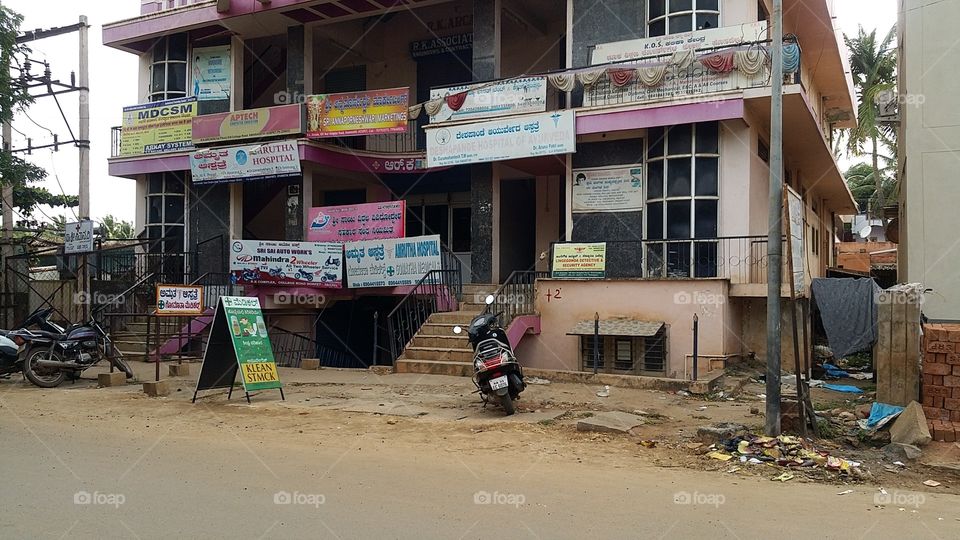 typical indian street