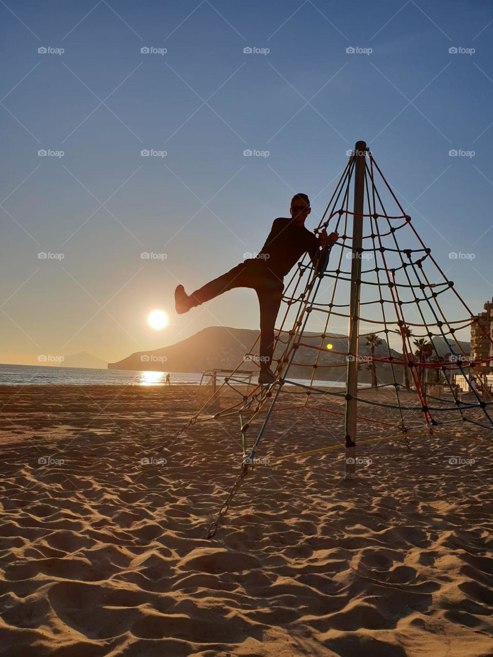 Sunset#beach#sea#human