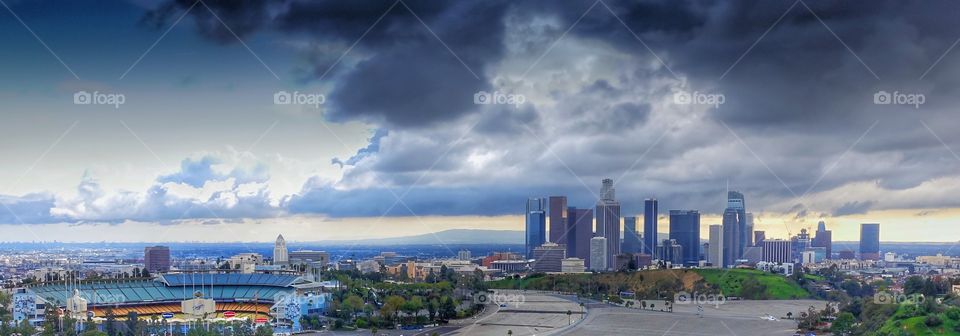 Storm over Los Angeles 
