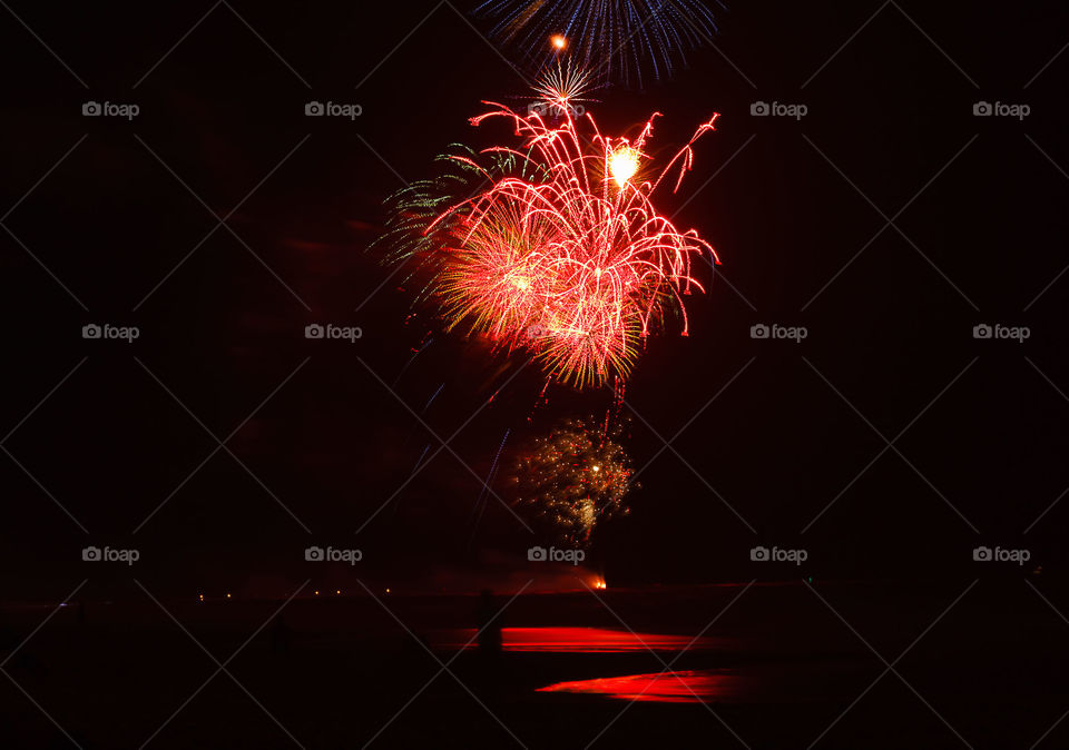 Red Fireworks 