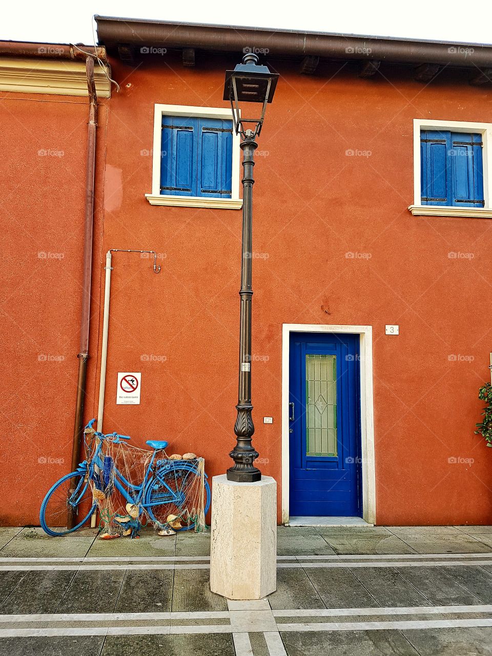 blue bike