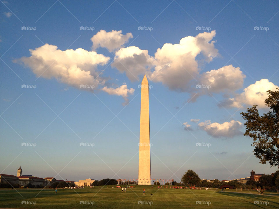 clouds patriotic washington monument washington by ilyapon