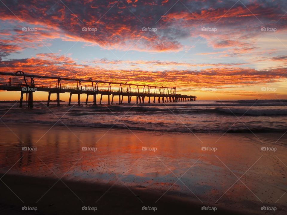 Sunrise over Sand Jetty, Gold Coast