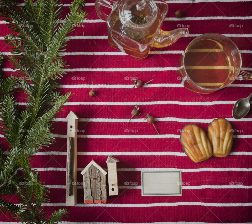 Christmas table deco