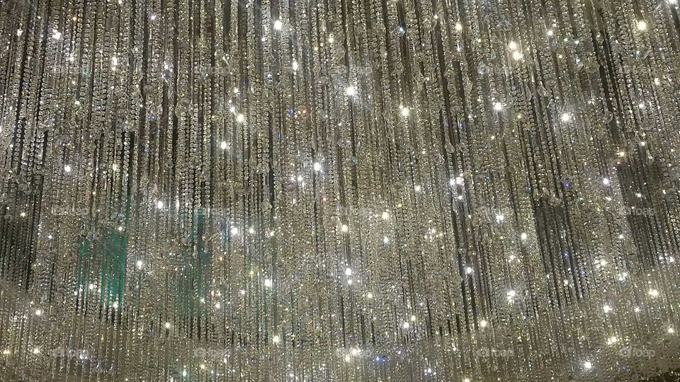 dangling glittery , shiny, sparkly diamonds