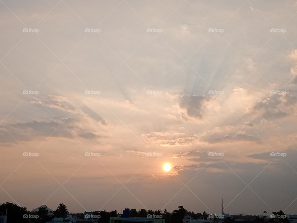 *ravarma* Golden evening / Happy moment / multiple colors