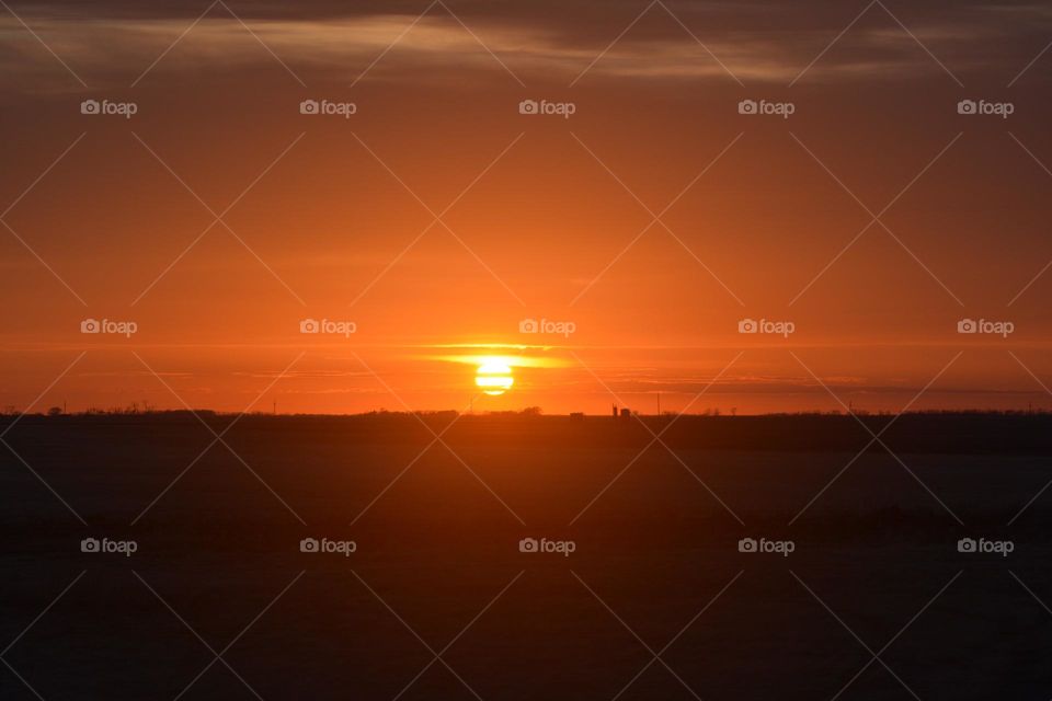 Sunset North Dakota 1