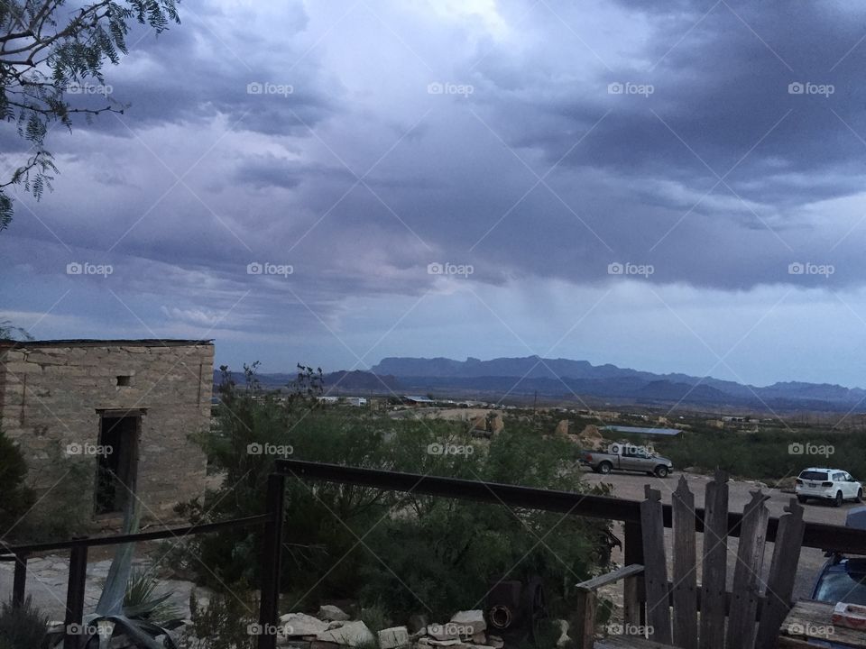 Storms over Terlingua