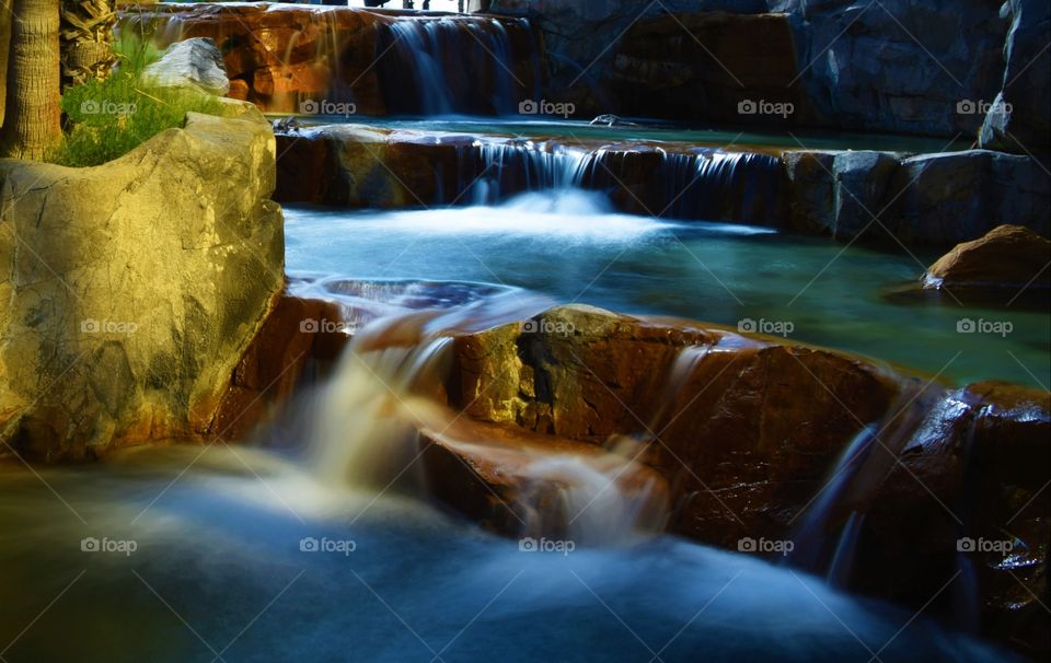 Three steps waterfalls