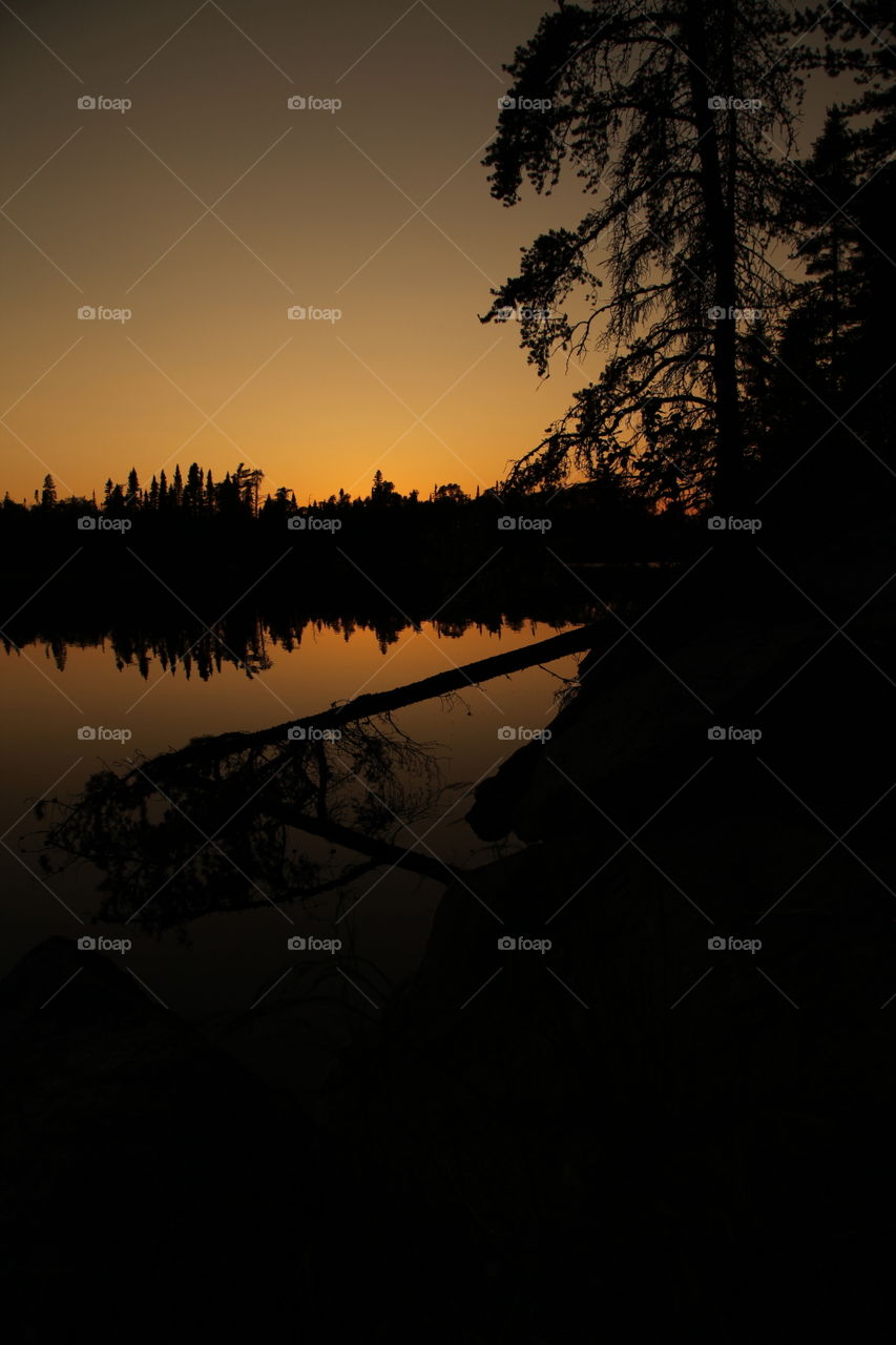 Sunset magic in the Boundary Waters Canoe Area Wilderness